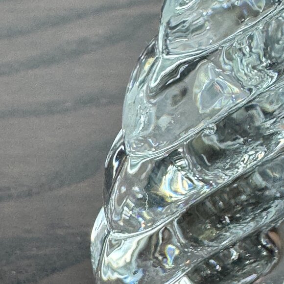 Clear Blown Glass Unicorn Ring Holder or Paperweight Controlled Bubbles *read* - Picture 7 of 7